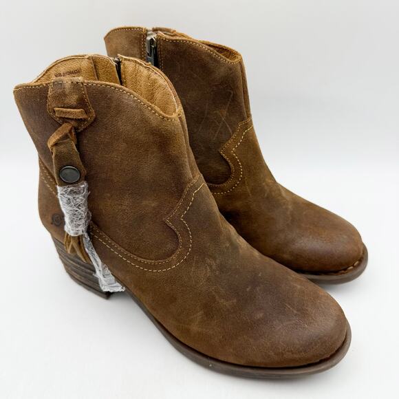 Born Womens Alondra Western Boots US 10 M EU 42 Brown Leather NIB - Picture 6 of 13